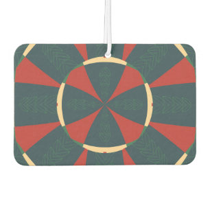 Mandalaic kaleidoscope car air freshener