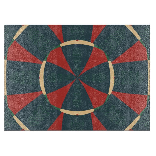 Mandalaic kaleidoscope cutting board (Front)