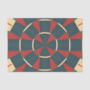 Mandalaic kaleidoscope tissue paper