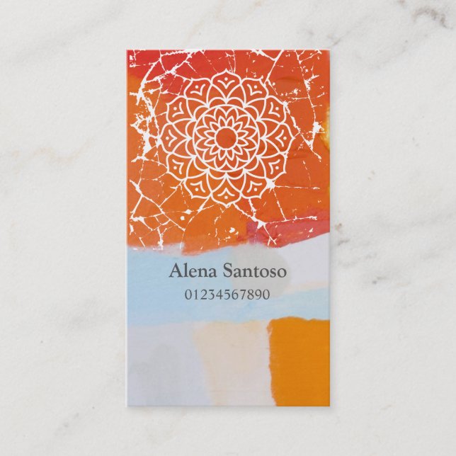 Mandalas Business Card (Front)