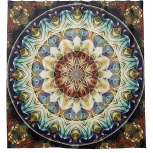 Mandalas for Times of Transition 9 Shower Curtain