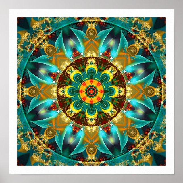 Mandalas from the Depth of Love 26 Print (Front)