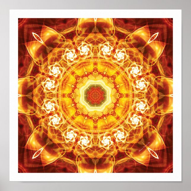 Mandalas from the Depth of Love 5 Print (Front)