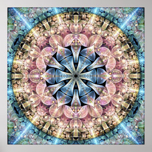 Mandalas from the Heart of Compassion 1 Print