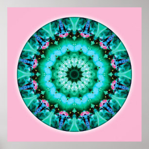 Mandalas from the Heart of Transformation, No. 5 Poster