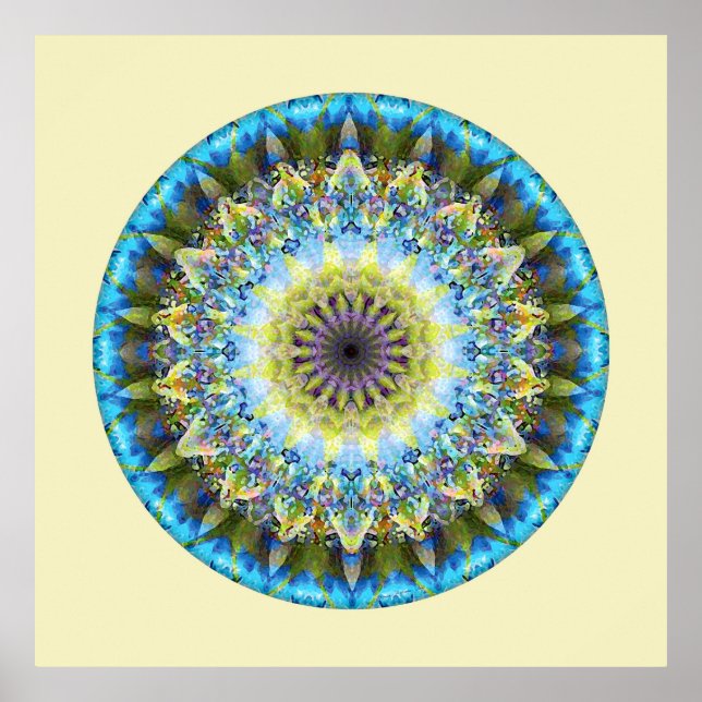 Mandalas from the Heart of Transformation, No. 8 Poster (Front)