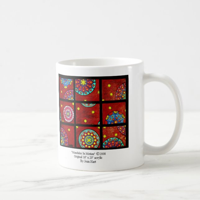 Mandalas In Motion Coffee Mug (Right)