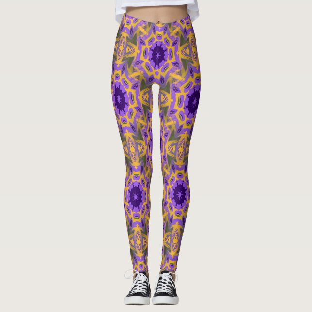 Mandalas in Spring.... Leggings (Front)