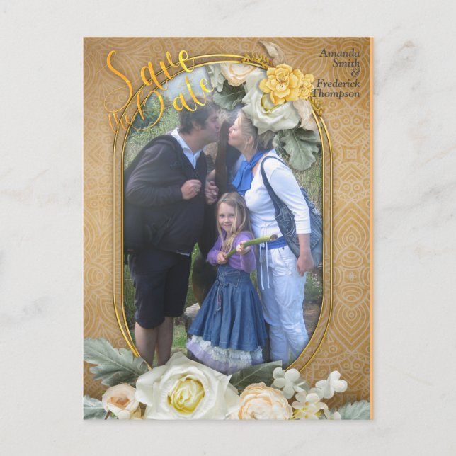 Mandalas on a Maroon background  Announcement Postcard (Front)