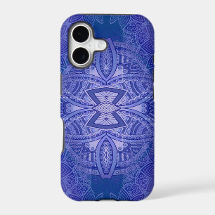 Mandalas on Classic Blue repeat design