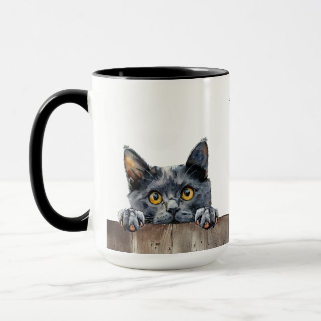 Mandalay Cat Mug (Left)