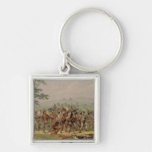 Mandan Archery Contest, c.1832 Key Ring