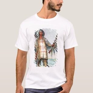 Mandan Indian Ha-Na-Tah-Muah, Wolf chief T-Shirt