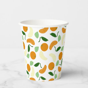 Mandarin Citrus Paper Cups