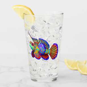 Mandarin Dragonet Reef Fish Glass Tumbler