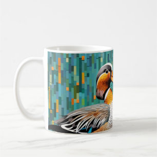 Mandarin Duck Animal Bird Art Decor Coffee Mug