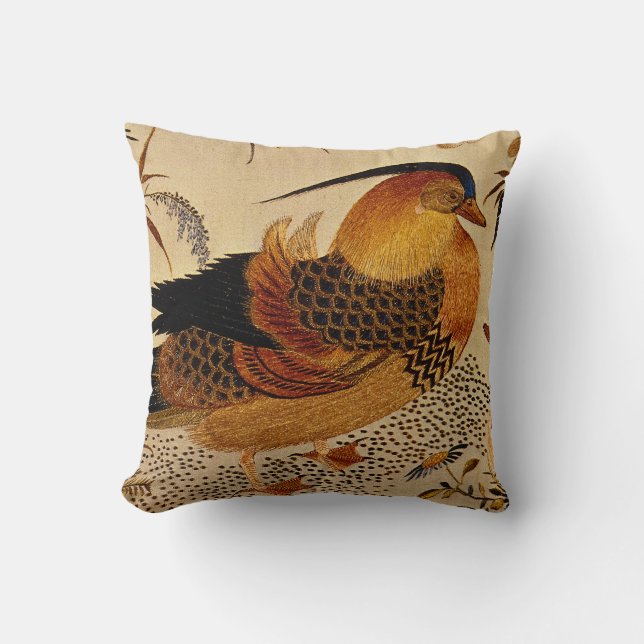 Mandarin Duck Cushion (Front)