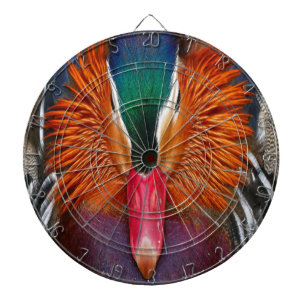 Mandarin duck head dartboard