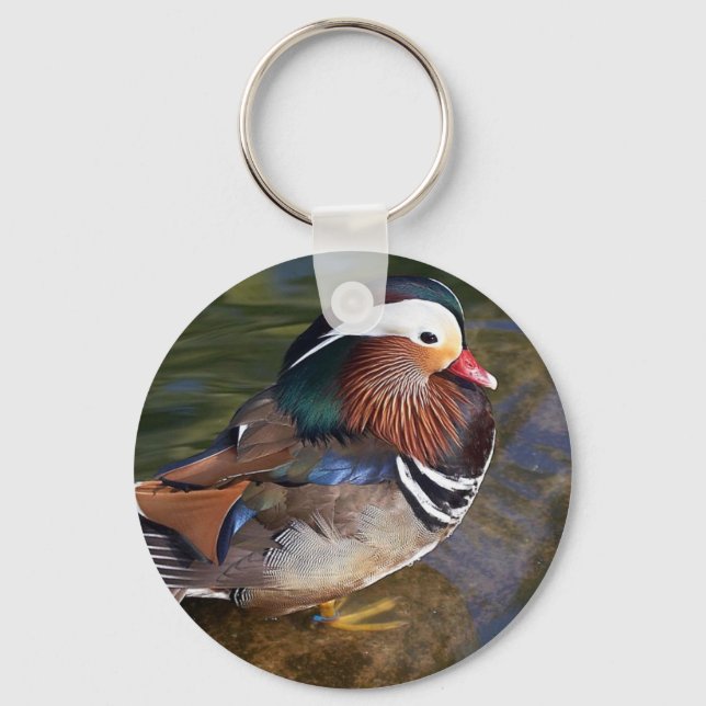 mandarin duck keychain (Front)