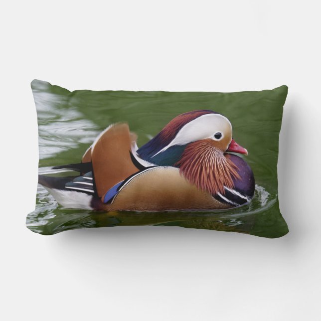 Mandarin Duck Pillow (Front)