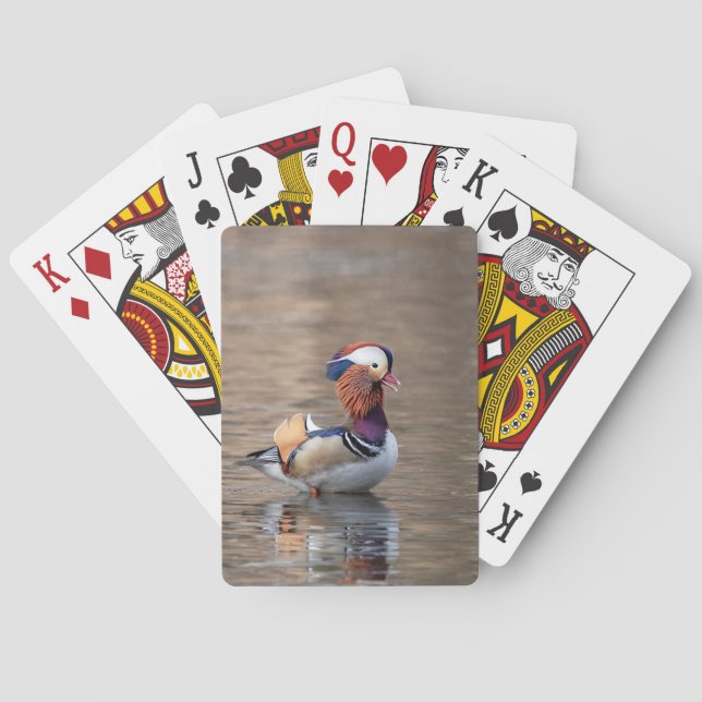 Mandarin Duck Playing Cards (Back)