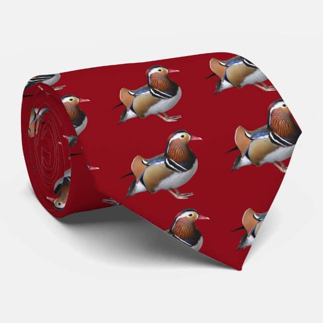 Mandarin duck tie (Rolled)