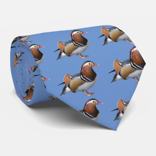 Mandarin duck tie