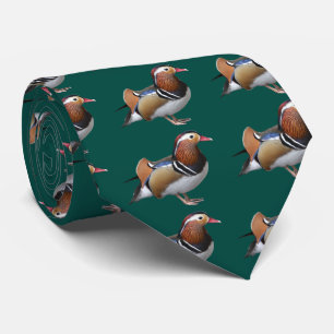 Mandarin duck tie