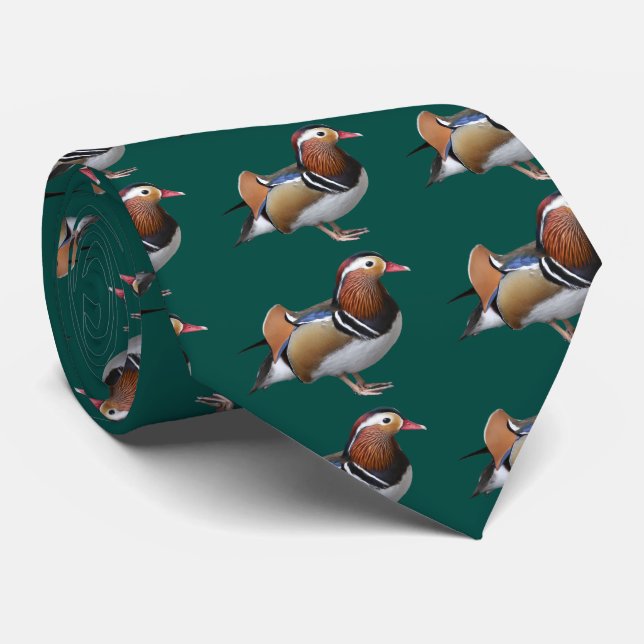 Mandarin duck tie (Rolled)