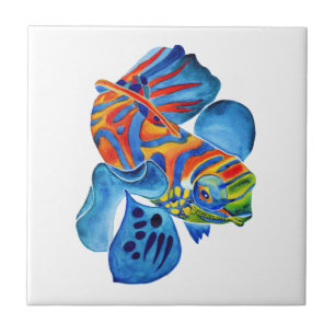 Mandarin Fish design decorative tile