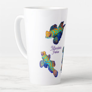 Mandarin Fishes Latte Mug