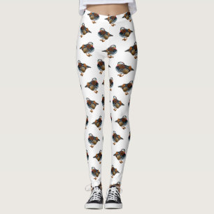Mandarin Frenzy Leggings (choose colour)