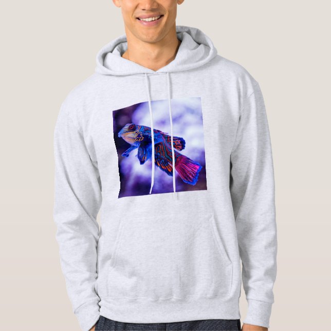 Mandarin Goby Fish Hoodie (Front)