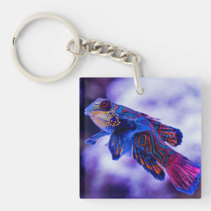 Mandarin Goby Fish Key Ring