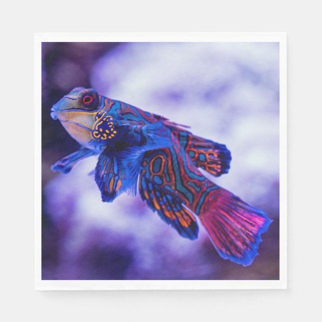 Mandarin Goby Fish Napkin (Front)