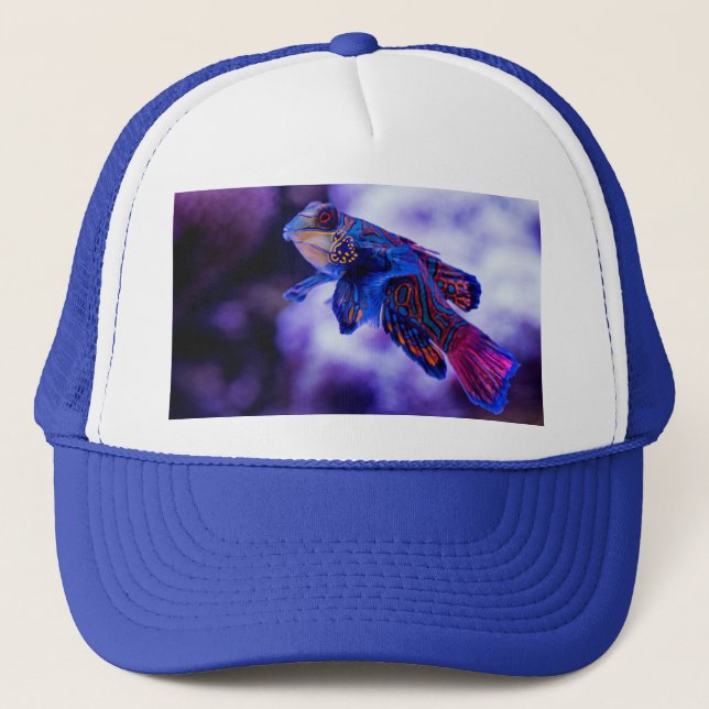 Mandarin Goby Fish Trucker Hat (Front)