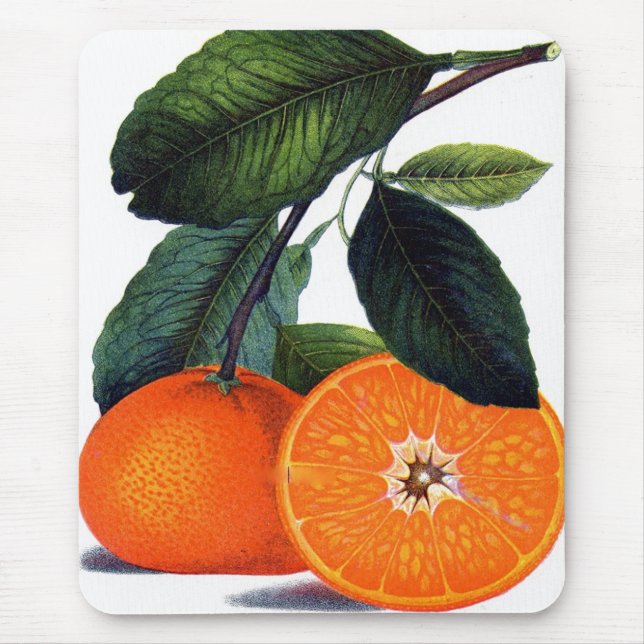 Mandarin Orange Mouse Pad (Front)