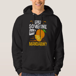 Mandarin Orange Tree Fruit Plant Juice Fresh Canne Hoodie