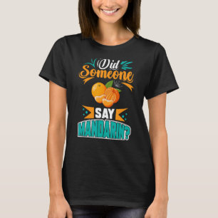 Mandarin Orange Tree Fruit Plant Juice Fresh Canne T-Shirt
