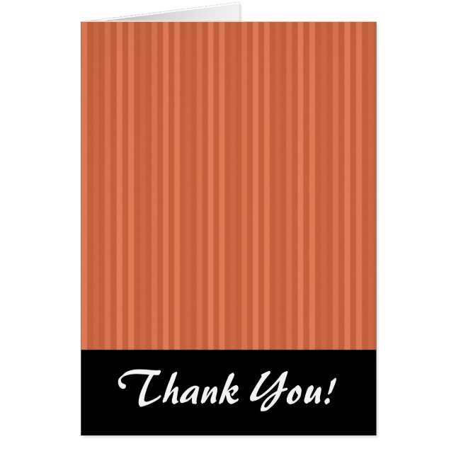 Mandarin Orange Vertical Stripes (Front)