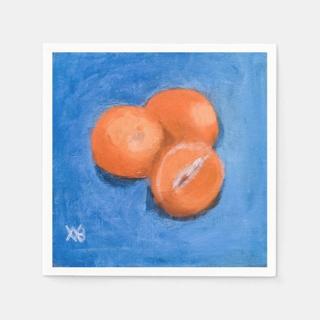 Mandarin Oranges Napkin (Front)