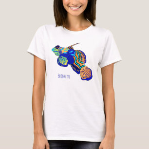 Mandarinfish cartoon illustration T-Shirt