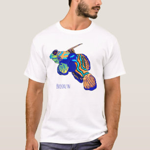 Mandarinfish cartoon illustration T-Shirt