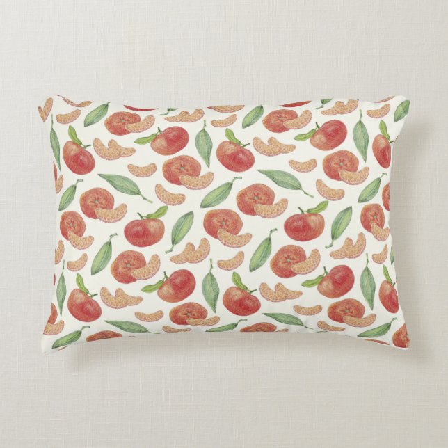 mandarins decorative cushion (Front)
