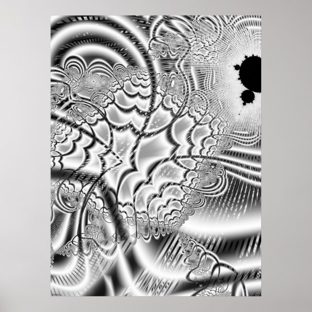 Mandel Waves Poster (Front)