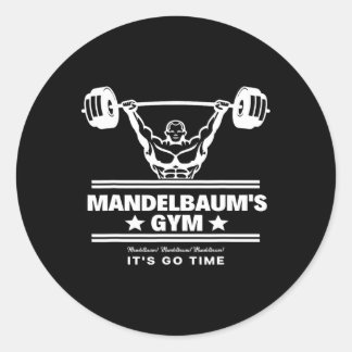 Mandelbaum Gym - It's Go Time!  Classic Round Sticker
