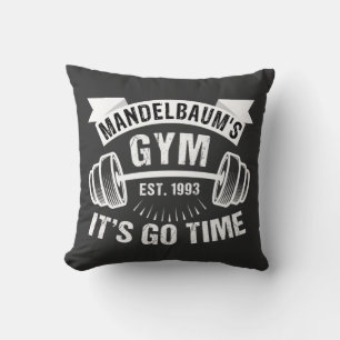 Mandelbaum’s Gym It’s Go Time Cushion