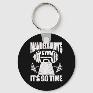 Mandelbaum's Gym Funny Bodybuilding Gym Workout Gi Key Ring