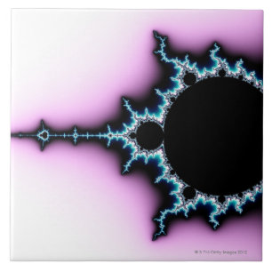 Mandelbrot 5 ceramic tile