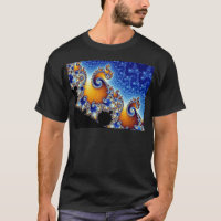 Mandelbrot Blue Double Spiral Fractal